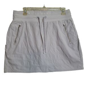 Athleta Brooklyn Heights Skort Size 8 Beige Travel Work Pickleball Tennis Golf